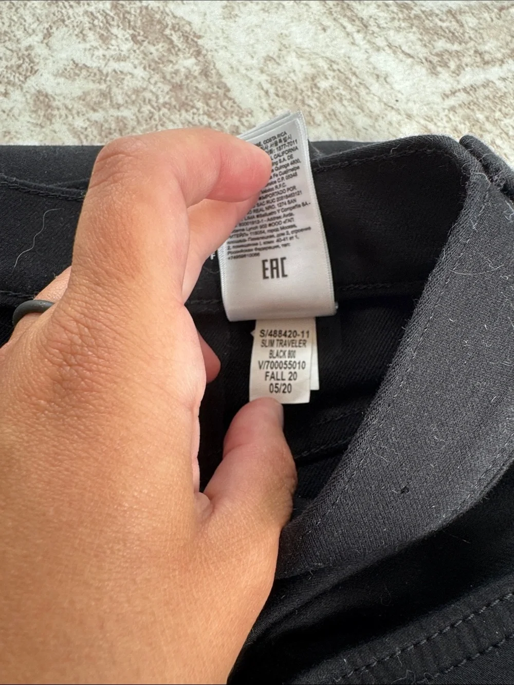 Banana Republic traveler Men's Black Slim Straight Jeans 30x30
